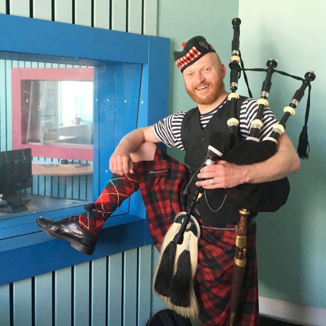 Filip Huml ve studiu Českého rozhlasu Hradec Králové | foto: Český rozhlas Hradec Králové