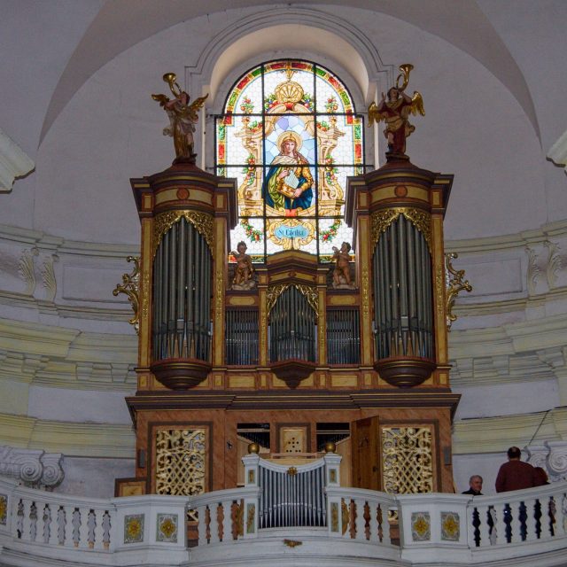 V Bazilice sv. Vavřince a sv. Zdislavy v Jablonném v Podještědí mají nové varhany | foto: Jaroslav Hoření,  Český rozhlas