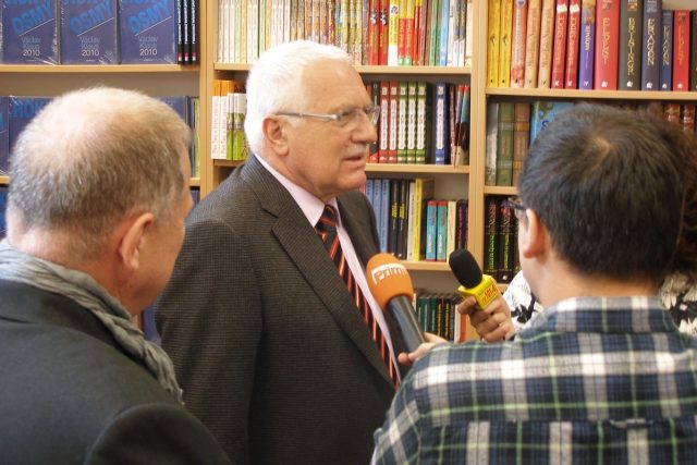 Václav Klaus v Liberci | foto: Tomáš Beneš