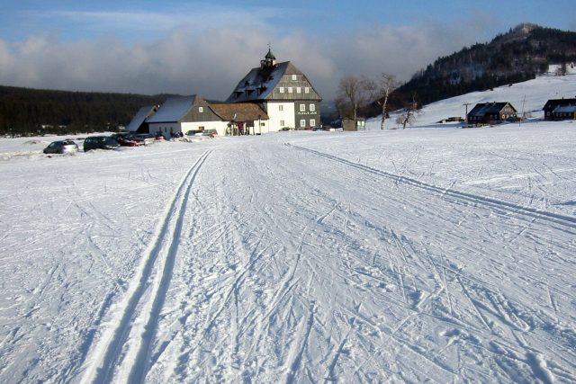 Jizerské hory,  osada Jizerka v zimě | foto: licence Creative Commons Attribution-Share Alike 3.0 Unported,  Björn Ehrlich