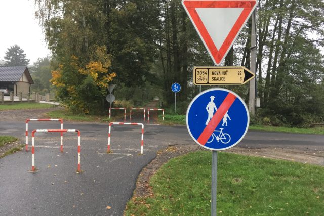 Cyklostezka Varhany může být místem nepříjemného střetu cyklisty se zvěří | foto: Tomáš Mařas,  Český rozhlas