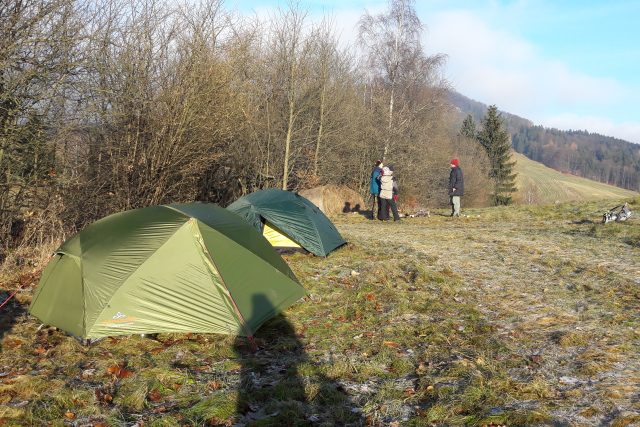 Na tábořišti Sokolík letos spalo dvacet lidí | foto: Ivana Bernáthová,  Český rozhlas