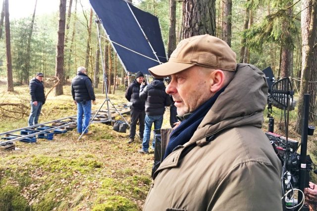 Režisér Václav Marhoul během natáčení | foto: Tomáš Mařas,  Český rozhlas