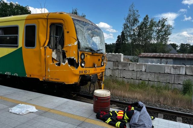 Nehoda vlaku ve Stráži nad Nisou 21. června 2023 | foto: Johana Tománková