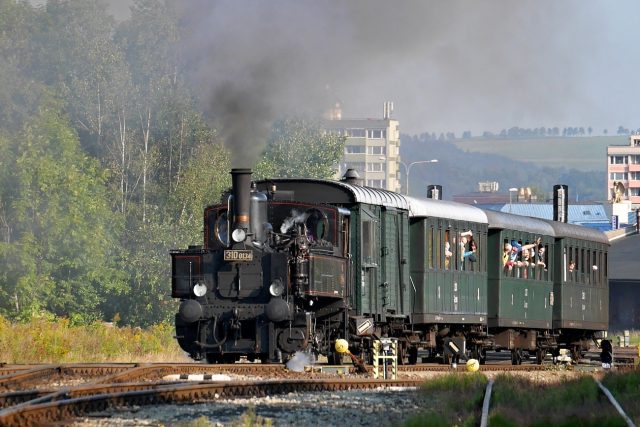 Litovel,  Kafemlejnek nebo Babička - lokomotiva 310 0134 má mnoho přezdívek | foto: Miloslav Nečas,  Český rozhlas