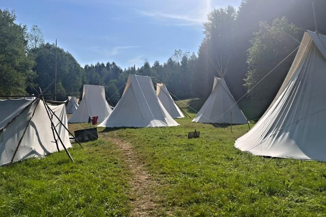 Skautský tábor Klíč u Mníšku na Liberecku | foto: Eva Malá,  Český rozhlas