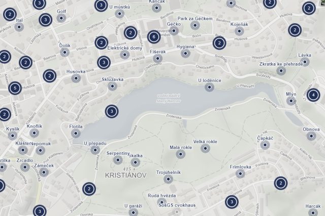 Živá jména - internetová mapa pro Liberečáky s lidovými názvy míst,  ulic a budov | foto: https://mapy.fp.tul.cz/app/zivajmena/