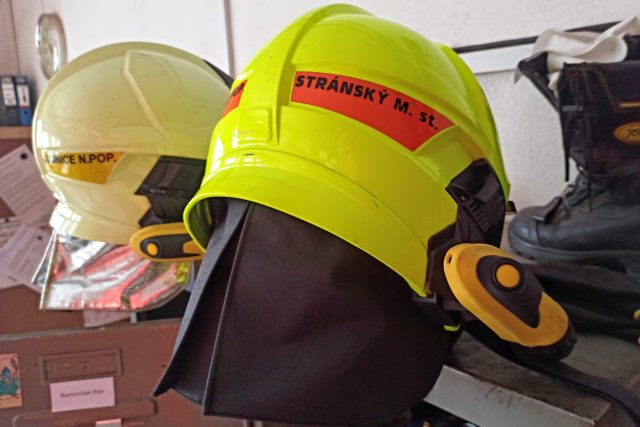 Helma velitele lomnických dobrovolných hasičů | foto: Jaroslav Hoření,  Český rozhlas