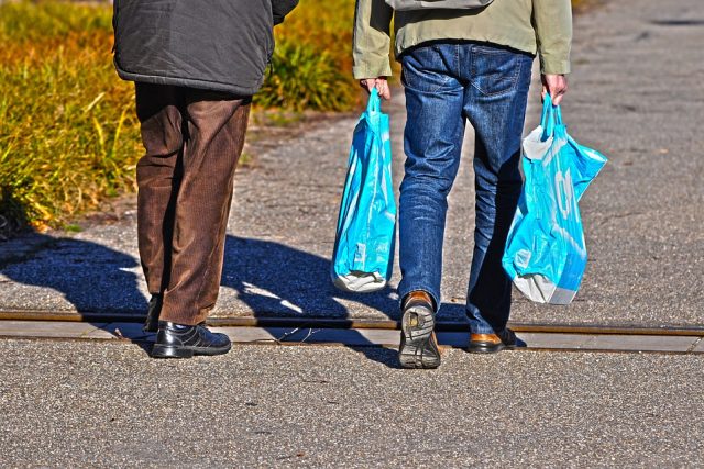 Podle průzkumu si do obchodů na nákupy nosí vlastní tašku dvě třetiny lidí. Když už musí koupit jednorázovou,  spíše upřednostní papírovou před igelitovou  (ilustr. foto) | foto:  MabelAmber,  Pixabay