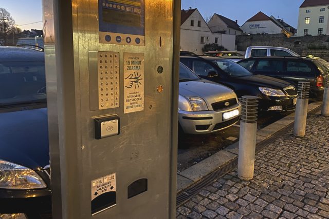 V České Lípě je nově možné platit parkování kartou | foto: Jiří Jelínek,  Český rozhlas