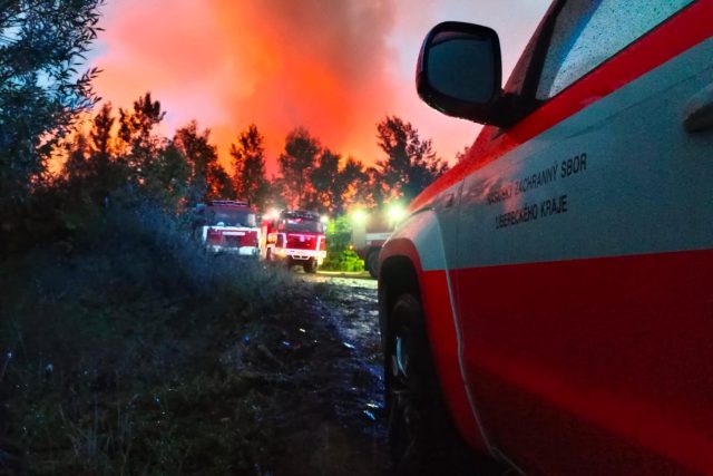 Požár v Libereckém kraji | foto: HZS Libereckého kraje