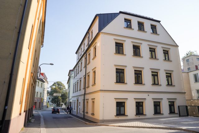Opravený historický dům v Orlí ulici v Liberci | foto: Statutární město Liberec