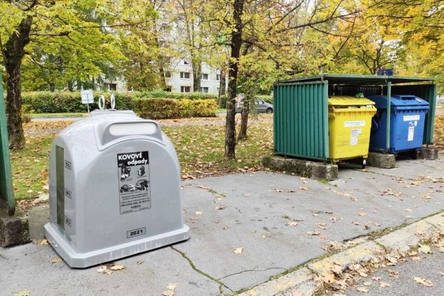 V Jablonci nad Nisou přibyly nádoby na kovový odpad | foto: Magistrát města Jablonec nad Nisou