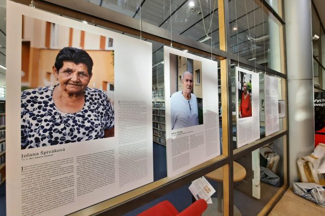 Výstava Osudy Romů za druhé světové války v Krajské vědecké knihovně v Liberci | foto: Tomáš Mařas,  Český rozhlas