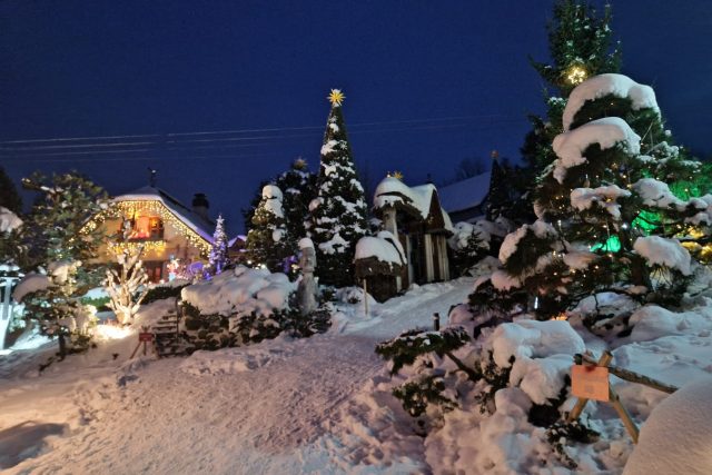Vánoce a sníh,  ideální představ Štědrého dne  (ilustrační snímek) | foto: Tereza Pešoutová,  Český rozhlas