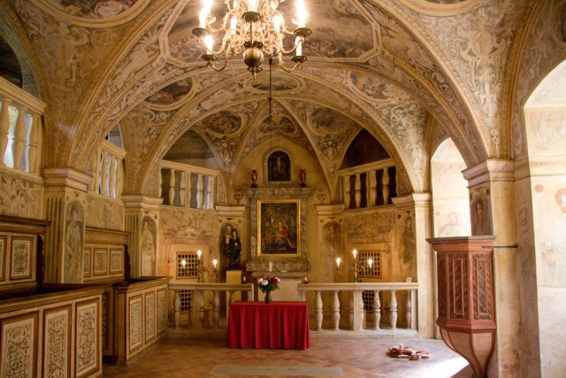 Kaple hradu patří mezi renesanční klenoty Čech | foto: Jaroslav Hoření,  Český rozhlas