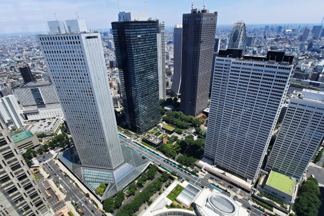 Tokio z 45. patra Metropolitní vladní budovy | foto: Ivana Bernáthová,  Český rozhlas