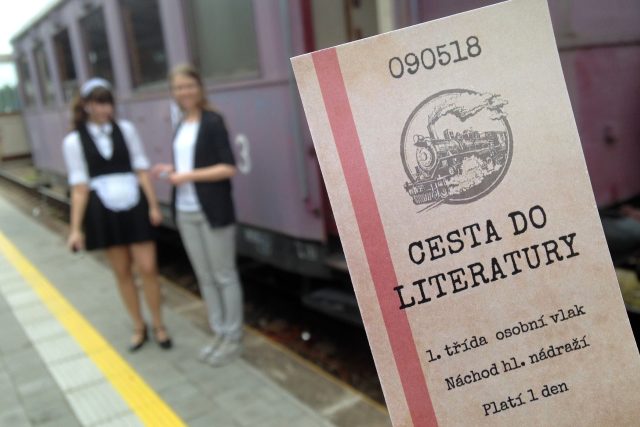 Petr Voldán pomáhal organizovat čtení ve vlaku | foto: Petr Voldán,  Český rozhlas