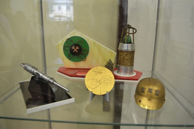 Výstava hornických trofeji v muzeu ve Stráži pod Ralskem | foto: Hornicko-historický spolek pod Ralskem