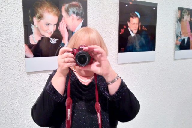 Jindra Lisalová ráda fotí i svého přítele – herce Václava Helšuse,  taky přírodu a svou rodinu | foto: Lucie Fürstová