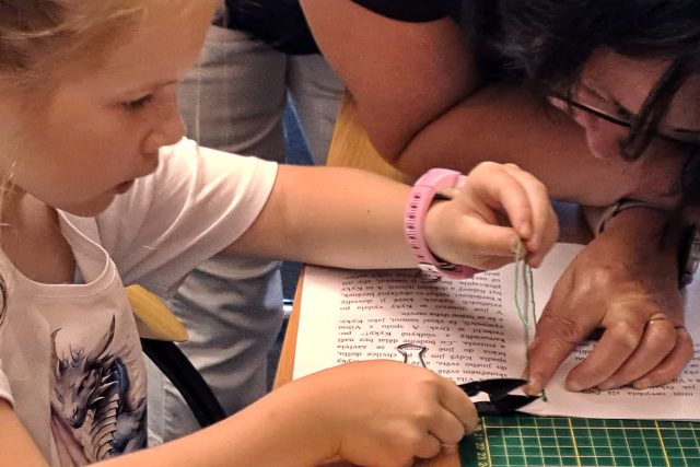 Příměstský tábor v jablonecké městské knihovně | foto: Jana Švecová,  Český rozhlas