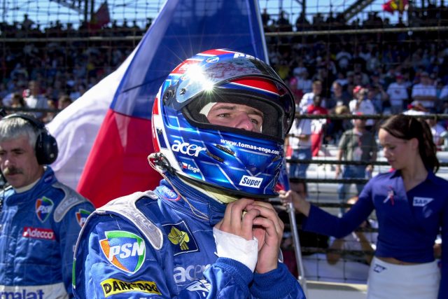 Tomáš Enge po závodě Formule 1 v americkém Indianapolis | foto: Jiří Křenek,  Profimedia