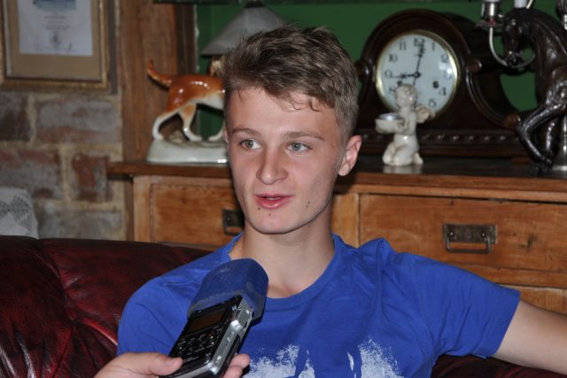Šestnáctiletý fotbalista Vladimír Reichl | foto: Jaroslav Hoffmann