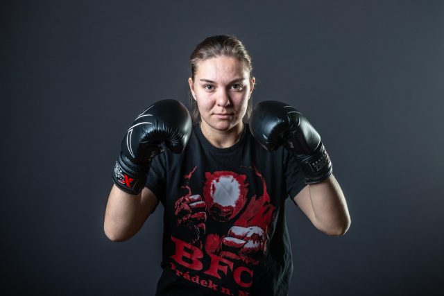 Kickboxerka Kateřina Peštová  | foto: Vítek Černý