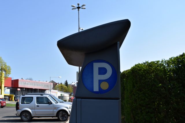 Parkovací automat v Liberci na Tržním náměstí | foto: Tomáš Hanzl