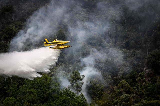 Air Tractor AT-802F při hašení požáru v Portugalsku,  ilustrační fotografie | foto: Profimedia