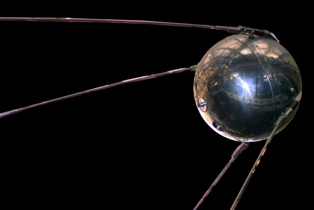 Říjen 1957 a Sputnik 1 na oběžné dráze | foto: NSSDC,  NASA,  Public domain